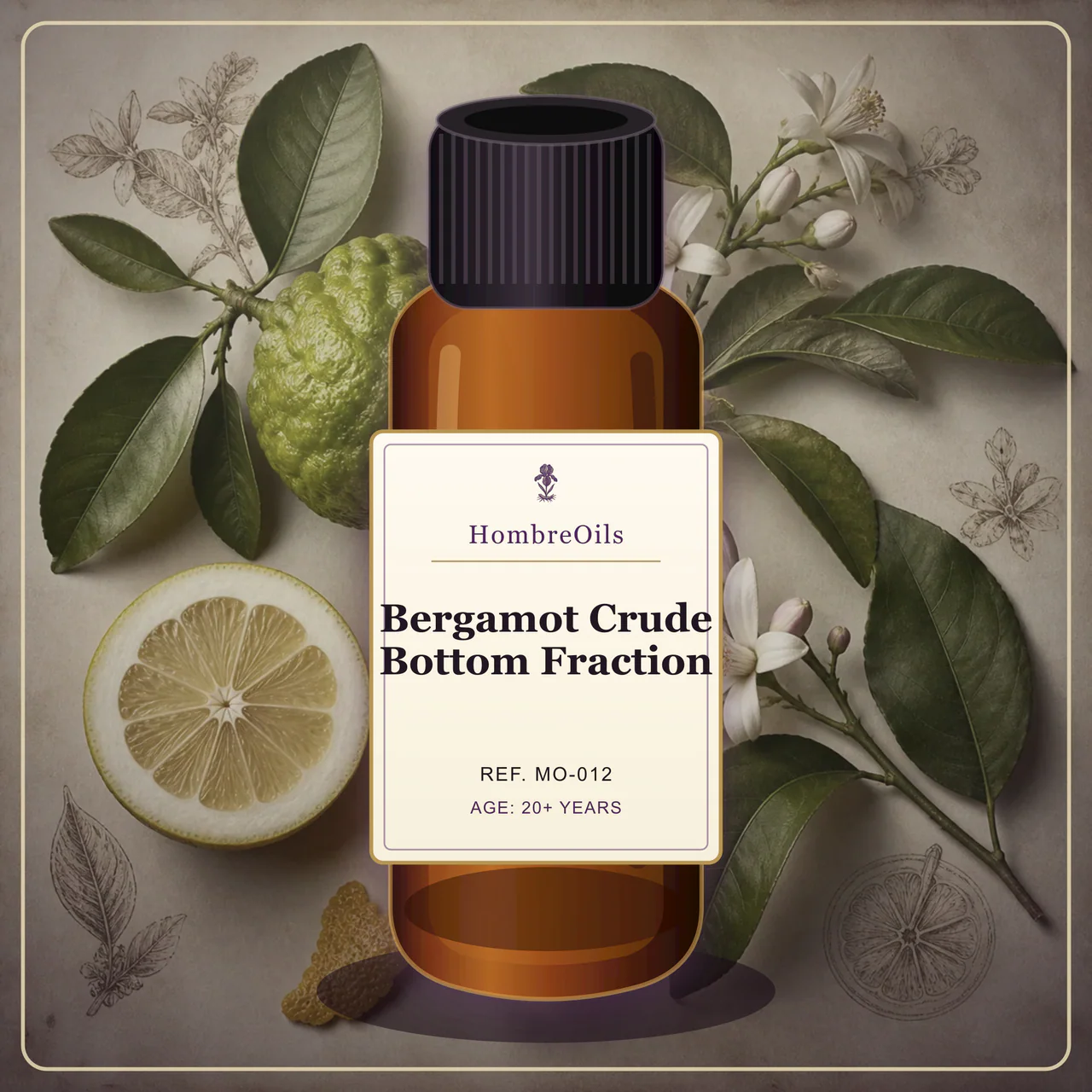 Bergamot Crude Bottom Fraction · MO-012 · Front presentation