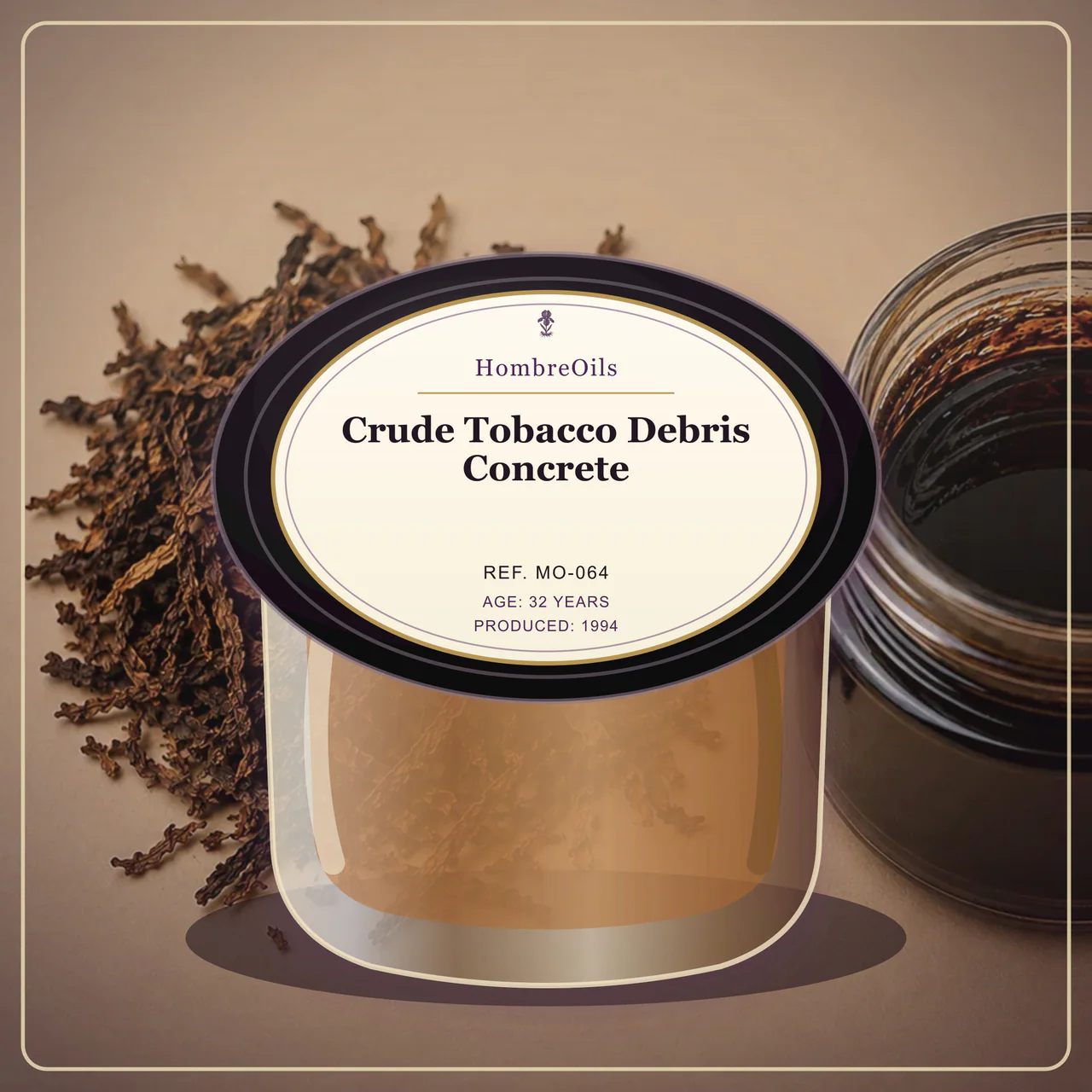 Crude Tobacco Debris Concrete