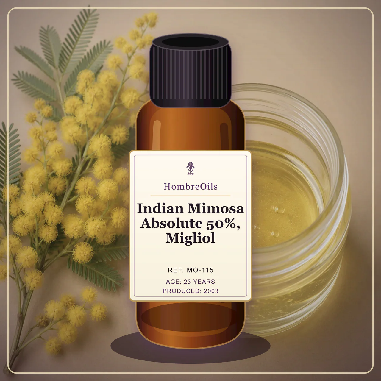Indian Mimosa Absolute 50%, Migliol
