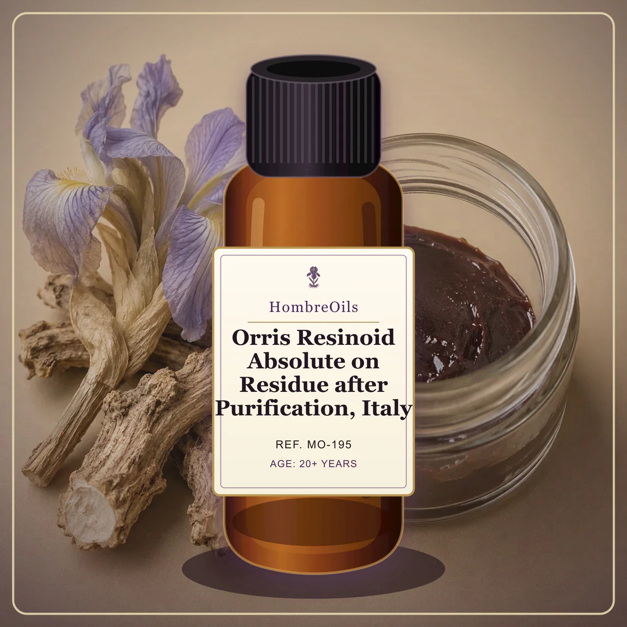 Orris Resinoid Absolute on Residue after Purification, Italy