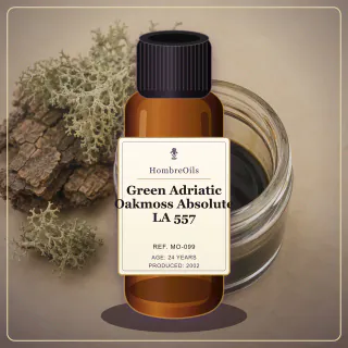 Green Adriatic Oakmoss Absolute LA 557 · MO-099 · Front presentation