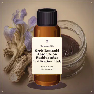 Orris Resinoid Absolute on Residue after Purification, Italy · MO-195 · Front presentation
